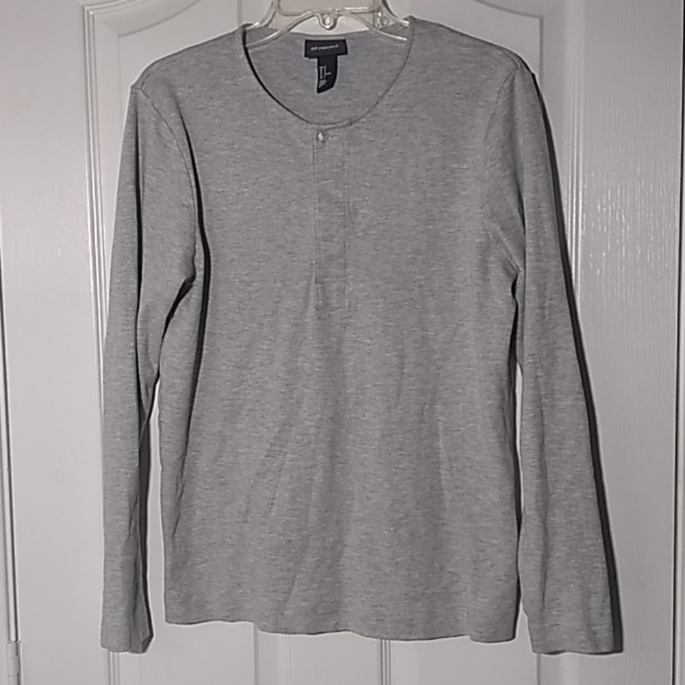 FINAL MARKDOWN Men's H&M Conscious LS Henley Style Shirt medium